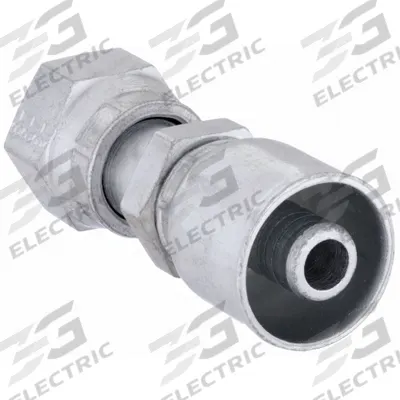 AEROQUIP Hydraulic Crimp Fitting: Steel x Steel, Straight, -8 For Hose Dash Size - Aeroquip Crimp Hydraulic Hose Fittings with ORS Connection