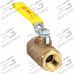 APOLLO Manual Two-Way Ball Valve: 3/4 in, Bronze, Straight, FNPT x FNPT, 600 psi Max. Pressure (CWP) (MPN 7014464). Key specifications — Brand: APOLLO; Handle: Lever.