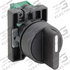 DAYTON Selector Switch: 22 mm Panel Mounting Size, 2 Positions, Short Lever, 1NO, Non-Metallic (MPN 30G264). Key specifications — AC Contact Rating: 10 A @ 600 V; Action: Maintained/Maintained; Cam: No Cam Included; DC Contact Rating: 2.5 A @ 600 V; Operator Head Material: Plastic; Operator Head Type: Short-Handled Knob; Operator Illumination: Non-Illuminated; Switch Function @ 1st Position: Off.