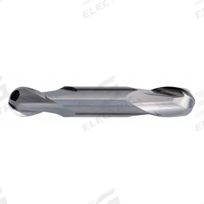 CLEVELAND Ball End Mill: Carbide, Double End, 2 Flute, 5/16" Mill Dia, 3/4" LOC - Double-End Carbide Ball End Mills for Aluminum