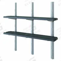 SUNCAST Shelving Kit: 49 5/8 in x 10 in x 1 1/4 in, Black, Resin, 2 Shelves (MPN BMSASHELFK1). Key specifications — Compatible Brand and Series: Suncast; Brand: SUNCAST; Product Type: Storage Shed Shelf Kit; Material: Resin; Finish: Painted; Includes Mounting Hardware: Yes; Includes: Steel Reinforcement Screws.