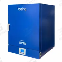 BEING SCIENTIFIC Drying Oven: Forced Air, 3.9 cu ft Capacity, 392°F Max Temp, 1,600 W Watt, +/-0.5°C (MPN EON-90). Key specifications — Voltage: 120V; Brand: BEING SCIENTIFIC; Temperature Accuracy Tolerance: +/-0.5°C; Temperature Uniformity: +/-2.5 @ 150°C.