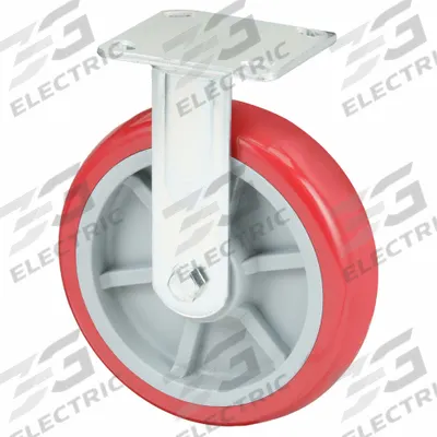 LITTLE GIANT Rigid Caster, 8" x 2": For 19C193 - Material Handling Parts