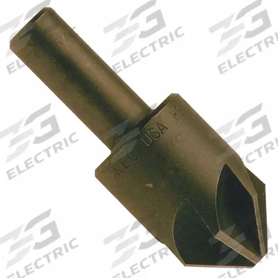 KEO Countersink: 82°, 6 Flute, 3 in Body Dia, 1 in Shank - Smooth-Finish Six-Flute Countersinks
