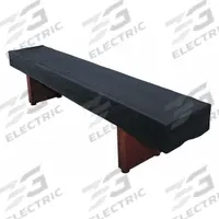 HATHAWAY Shuffleboard Table Cover: 144 in Overall Lg, 25 in Overall Wd, 6 in Overall Ht, Black, PVC (MPN BG1225)
