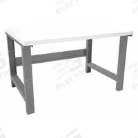 TENNSCO Workbench: Adj Ht, Laminate, 48 in x 36 in, 1,000 lb Overall Load Capacity, Gray (MPN WBA-1-3648P). Key specifications — Brand: TENNSCO.