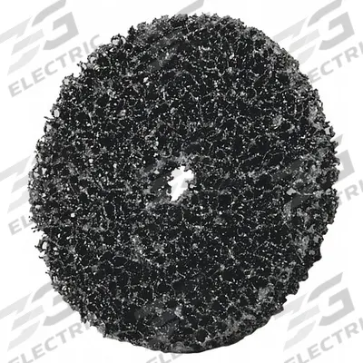 SCOTCH-BRITE Clean and Strip Disc: 4 in x 1/2 in, Silicon Carbide, Extra Coarse - Coating-Removal Discs for Thin-Gauge Metals