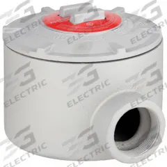 Conduit Outlet Body: Aluminum, GR, 3/4 in Trade Size, LB Body, 18 cu in Body Capacity (MPN GRLB75-A). Key specifications — Series: For Standard Body; Compatible Conduit Trade Size: 3/4 in; Thread Gender: Female; Hub Style: Threaded; Cover Included: Yes; Body Style: LB; Connection Type: Threaded; Back Type: Round.