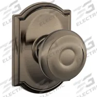 SCHLAGE Door Lockset: Passage Knob Locksets, Nickel (MPN F10 GEO 620 CAM). Key specifications — Lockset Style: Camelot.