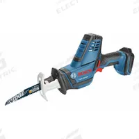 BOSCH Reciprocating Saw: Tool Only, 13/16 in Stroke Lg, 3,050 Max. Strokes per Minute, Straight (MPN GSA18V-083B). Key specifications — attr1170520: Brushed.