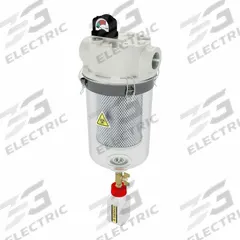 SOLBERG T-Style Medical Vacuum Filter: 0.1 micron Rating, 99.995% Efficiency, 9 in Outside Dia (MPN HV-UL850/1-250C). Key specifications — attr101190: HV-UL850/1-250C; attr101207: Polycarbonate; attr101193: SOLBERG.