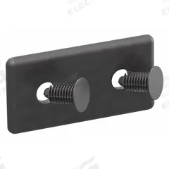 End Cap: 10 Series, Inch, 2 in x 1/8 in x 1 in, Black, ABS, Dust Cover, Matte, Double, 2 PK (MPN 2025-2). Key specifications — Finish: Matte; Product Type: End Cap; Material: ABS; Includes Fasteners: Yes; Manufacturer Part Number: 2025-2; Cover Type: Dust Cover; Brand: 80/20; System of Measurement: Inch.