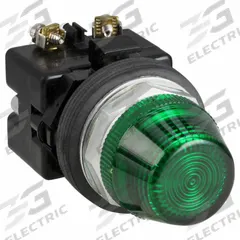 EATON Pilot Light: 30 mm Panel Mounting Size, Green, LED, 120 V AC Max Volt Rating (Supply) (MPN HT8HBGL1). Key specifications — Series: HT800; Brand: EATON; Includes Push-To-Test: No Push-To-Test Included.