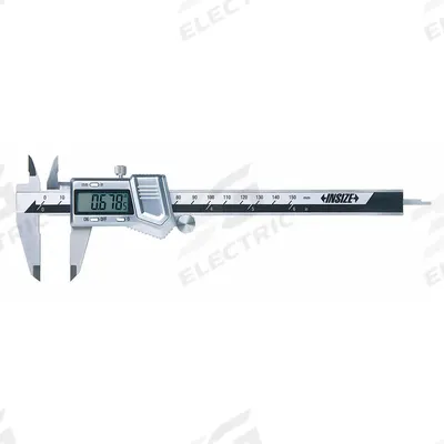 INSIZE 4-Way Digital Caliper: 0 in to 6 in /0 mm to 150 mm, Inch/Metric - Digital Calipers without SPC Output for General Use