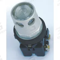 EATON Extended Push Button: Clear, 30 mm Mounting Size, Non-Metallic, Momentary (MPN HT8GDCF3). Key specifications — Brand: EATON; Action: Momentary; Series: HT800; Push Button Material Type: Non-Metallic.