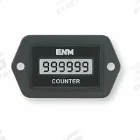 ENM Electronic Counter: Digital Counters, Front Panel Mounting, 1 in x 1 1/2 in, LCD, Tab, C1121BB. Key specifications — Mounting Style: Panel; NEMA Enclosure Rating: 12; Brand: ENM; Manufacturer Part Number: C1121BB.