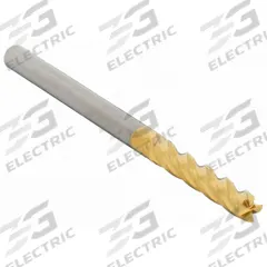 APPROVED VENDOR Square End Mill: Carbide, TiN Coated, 4 Flute, 5/32" Mill Dia, 3/4" LOC, 2-1/2" OAL (MPN 215-001006)