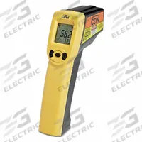 CDN Infrared Gun: Food Safety, LCD, 5 7/8 in Overall Lg (MPN IN1022). Key specifications — Accuracy: ±2.7 ° F or ±1.5 ° C; Brand: CDN; Case Material: Plastic; Display Type: LCD; Features: 1 Second Response; Lens Material: LCD; NSF Certified: No; Thermometer Type: Infrared Gun.