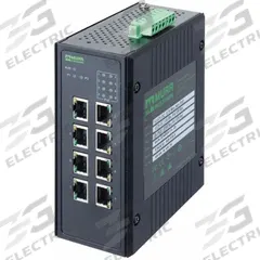 MURRELEKTRONIK Ethernet switch: Unmanaged, DIN Rail, 8 Ports, RJ45, 1000 mbps/Ethernet/Gigabit, IP20 (MPN 58193). Key specifications — Port Type: RJ45; Manufacturer Part Number: 58193; Brand: MURRELEKTRONIK; Features: Auto-Negotiation; IP Rating: IP20; Product Type: Ethernet Switch; Maximum Input Voltage: 57V DC; Mounting Location: DIN Rail.