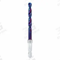 SPYDER Twist Drill Bit: 15/64", 137° Split Point, HSS, Impact Rated, Quick-Change Hex Shank (MPN 19011). Key specifications — attr1234973: Impact Rated; attr1234966: SPYDER; attr1234978: 0.2344.