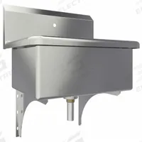SANI-LAV Scrub Sink: 1 Stations, 10 1/2 in Bowl Dp, 22 in Bowl Lg, 16 1/2 in Bowl Wd, 1 Faucet Holes (MPN 5310). Key specifications — Includes Side Splash: Side Splash Not Included; Series: Stainless Steel Wash-Station; Brand: SANI-LAV.