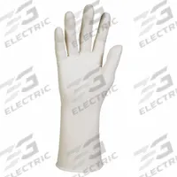 ANSELL Disposable Gloves: ISO 3, Non-Sterile, 6 mil, Nitrile, L, Smooth, Fingertips, White, 1,000 PK (MPN 62995). Key specifications — Silicone-Free: Silicone-Free; Tested for Chemotherapy Drugs: Tested for Chemotherapy Drugs; Brand: ANSELL; Color: White; Size: L.