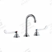 ELKAY Handle-Operated Faucet: Elkay®, Brass, Centerset, Deck, 3 Mounting Holes, 1.5 gpm Flow Rate (MPN LK800GN04T6). Key specifications — Series: Elkay®; Brand: ELKAY.