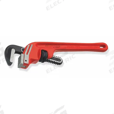 ROTHENBERGER End Pipe Wrench: Aluminum, 1 7/8 in Jaw Capacity, Serrated, 25 cm Overall Lg - End Pipe Wrenches