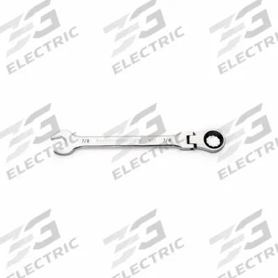 GEARWRENCH Combination Ratcheting Wrench: Alloy Steel, Full Polish Chrome, 7/8 in Head Size - Metric 12-Point Ratcheting Combination Wrenches