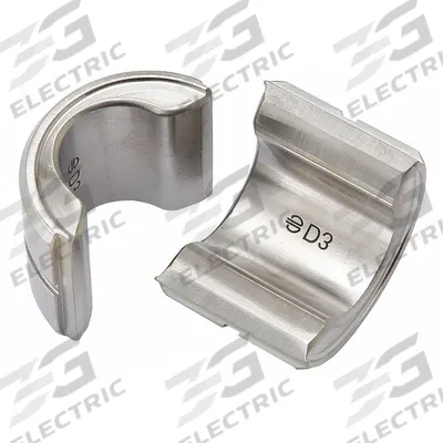 BURNDY Upper and Lower Crimping Die: YC-C copper CRIMPIT Connectors, 2 Sizes - Burndy Replacement Crimping Dies