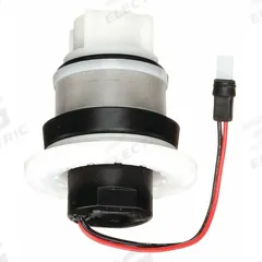 ZURN Solenoid Assembly: Toilets, Plastic, Solenoid Assembly with 4 Screws, 6 in Overall Wd (MPN PTS6200-PC). Key specifications — Includes: Solenoid Assembly with 4 Screws; Product Type: Solenoid Assembly; Brand: ZURN; Compatible Series: ZTR; Material: Plastic.