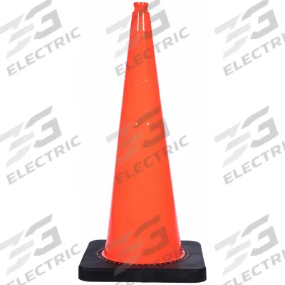 APPROVED VENDOR Traffic Cone: MUTCD/NCHRP-350, 36 in Cone Ht, Orange, Non-Reflective, PVC - Traffic Cones for Roadway Use