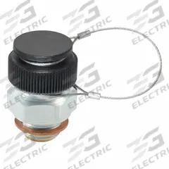 JW WINCO Fluid Drain Valve: Zinc-Plated Steel, M14x1.5 Mounting, M22x1.5 Valve-Fitting Thd. (MPN 880-M14X1.5-ST-K). Key specifications — attr1303547: JW WINCO; attr1303572: M14x1.5; attr1303557: M22x1.5; attr1303594: Plastic Cap with Stainless Steel Tether.