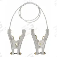 APPROVED VENDOR Bonding and Grounding Wire: (2) Hand Clamps, 3 ft, Uninsulated, Bare (MPN 8AAK4). Key specifications — Conductor Material: Carbon Steel; Connector Types: (2) Hand Clamps; Clamp Opening Span: Hand Clamp 3/4 in; Brand: APPROVED VENDOR; Wire Length: 3 ft; Manufacturer Part Number: 8AAK4.