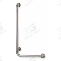 APPROVED VENDOR Wall Grab Bar: Angled, 32 in Lg, 1 1/2 in Dia, Stainless Steel, Unfinished (MPN 3P922). Key specifications — Brand: APPROVED VENDOR; Mount Orientation: Left-Hand.