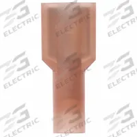 3M Wire Disconnect: Female Socket, Red, Nylon, Full Coverage, 22 AWG – 18 AWG Wire Size (MPN MNI18-250DFIK). Key specifications — Brand: 3M; Manufacturer Part Number: MNI18-250DFIK.