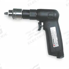 INGERSOLL RAND Air-Powered Drill: 1/4 in Chuck, Medium Duty, 3,800 RPM, 0.33 hp, Keyed (MPN 1P38ST4). Key specifications — attr1320790: INGERSOLL RAND.