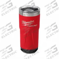 MILWAUKEE Tumbler: 20 oz Capacity, Red, Metal, 7 in Overall Ht, 3 5/8 in Overall Dia, Bottle (MPN 48-22-8392R). Key specifications — Brand: MILWAUKEE.