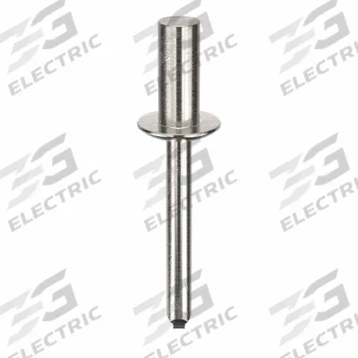 POP AVDEL Blind Rivet,1 17/18" L,0.249" dia,PK100: Inch, 1 15/16 in Overall Lg, 39/64 in Body Lg - Domed-Head Blind Rivets