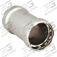 VIEGA MEGAPRESS Crimp Coupling Fitting: 1/2 in Pipe x 1/2 in Pipe Size, Press-fit x Press-fit, Steel (MPN 25030). Key specifications — Brand: VIEGA MEGAPRESS.
