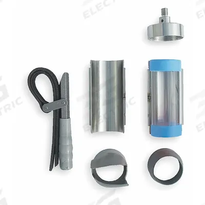 AMS Core Sampler with Auger Tip: Stainless Steel, 5/8 in Connection Size - Soil Core Samplers