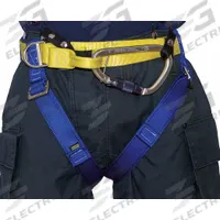 GEMTOR Rescue Harness: II, Nylon, 36 in Waist Size (Min), 50 in Waist Size (Max) (MPN 546NYCL-2A). Key specifications — Brand: GEMTOR; Standards: NFPA 1893; Hardware Material: Steel; Webbing Materials: Nylon; Back D-Ring: No; Class: II; Color: Blue; Front D-Ring: No.