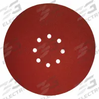 BN PRODUCTS USA Drywall Sanding Disc: Disc, 9 in, Hook and Loop, Cloth Backing, 80 Grit, 10 PK (MPN SDR9-80/10). Key specifications — attr913104: Aluminum Oxide; attr913107: Cloth; attr913116: 8; attr913105: Coated; attr913112: Coarse; attr913110: Maroon; attr913108: C; attr913109: Open.