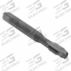 CLEVELAND Spiral Point Tap: #8-32 UNC, H3 / 2B, 3 Flute, Plug Chamfer, Black Oxide Cobalt (MPN C27697)