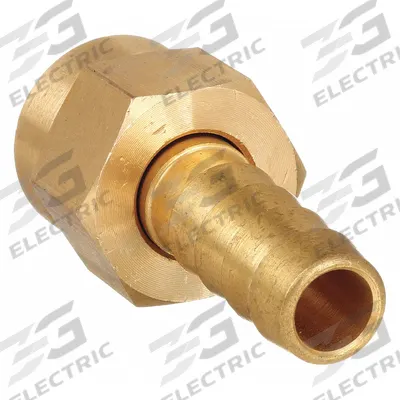 APPROVED VENDOR Barbed Hose Fitting: For 3/8 in Hose I.D., Hose Barb x UNF, Male x Female - Brass Multipurpose (Air, Water, Chemical) Rigid Barbed Hose Fittings