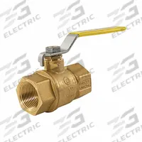 JOMAR VALVE Manual Two-Way Ball Valve: 2 in, Brass, Straight, Press x Press, Full Port Ball Port (MPN 100-708). Key specifications — Brand: JOMAR VALVE; Handle: Locking Lever.