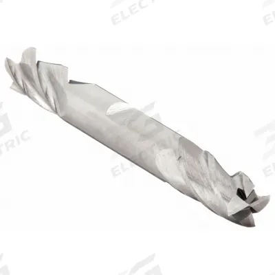 CLEVELAND Square End Mill: Carbide, Double End, 4 Flute, 5/16" Mill Dia, 3/4" LOC - Double-End Carbide Square End Mills for Aluminum