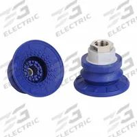 SCHMALZ Vacuum Pad Assembly: Bellows, 1.5 Folds, G1/4 in, 56 mm Pad Dia, NBR, Blue, 60 A, SAB (MPN 10.01.06.00851). Key specifications — attr1019101: 10.01.06.00851; attr1019103: SCHMALZ; attr1019107: 60 A.