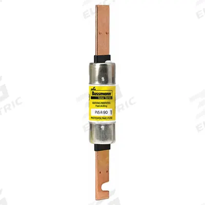 BUSSMANN Solar Fuse: PVS-R Series, Fast-Acting, 90 A - Fast-Acting Cylindrical Fuses