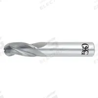OSG Ball End Mill: Carbide, TiAlN Coated, 3 Flute, 25 mm Mill Dia, 38 mm LOC, 102 mm OAL (MPN 403-9843-BN11)